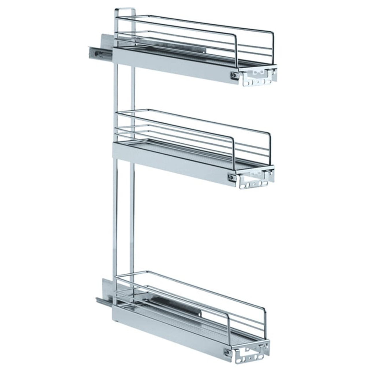 Kessebohmer Narrow Cabinet Pull-Out Metal Frame Spice Rack