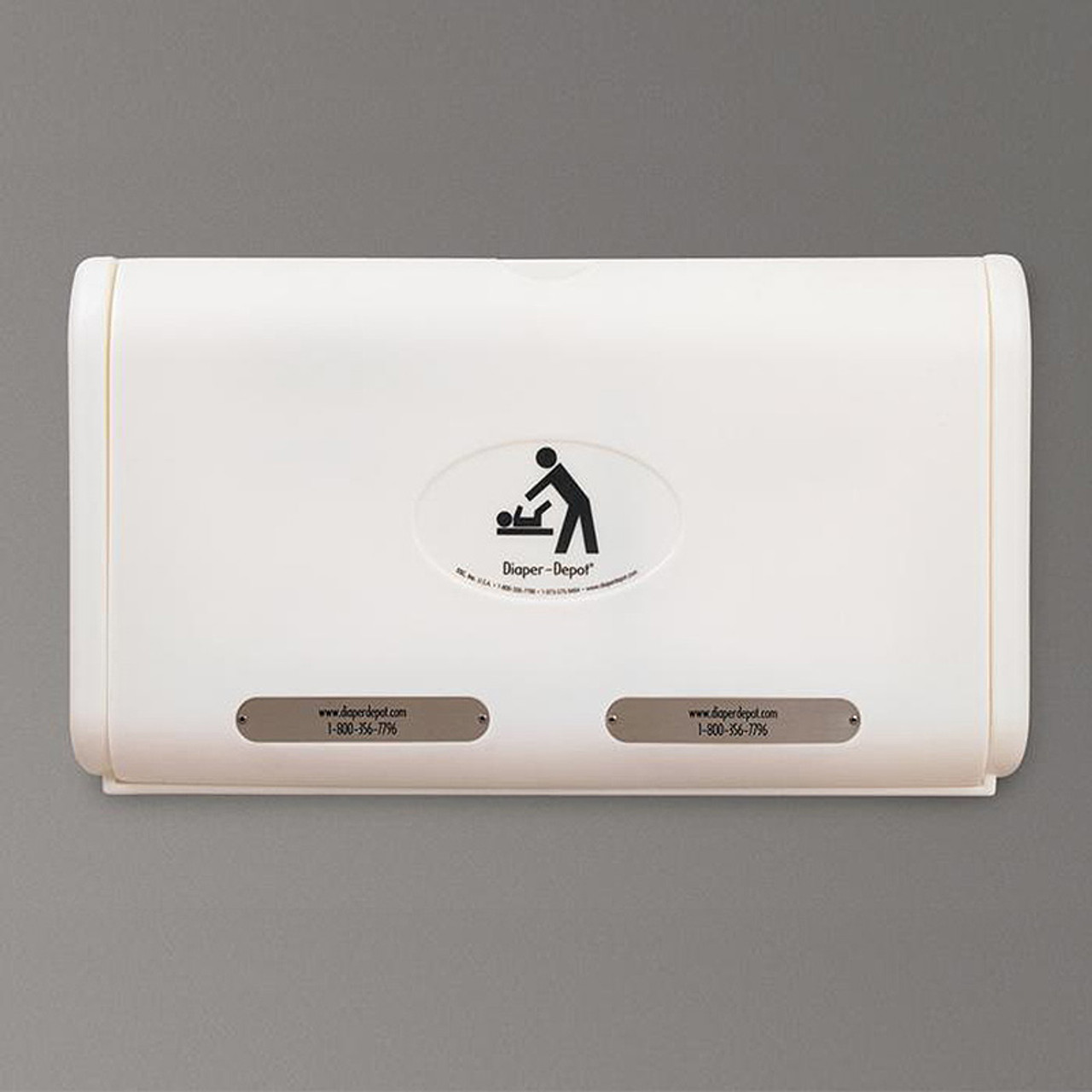 horizontal baby changing station