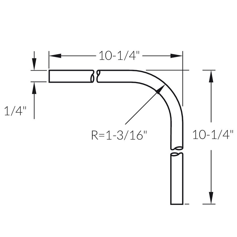 Hafele Metal Rail System - Corner 522.16.216 - Spec Sheet