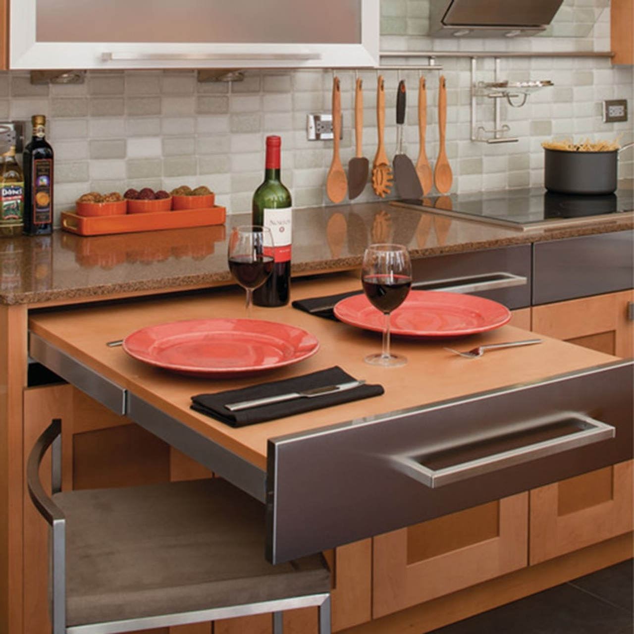 Hafele Non-Slip Shelf Liner Mats for Kitchen or Vanity Cabinets or