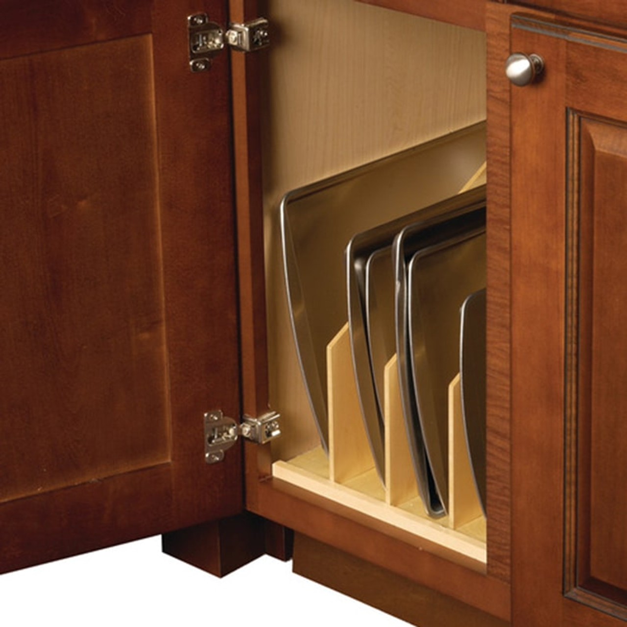 Hafele Wood Tray Divider | Kitchen Cabinet Vertical Storage