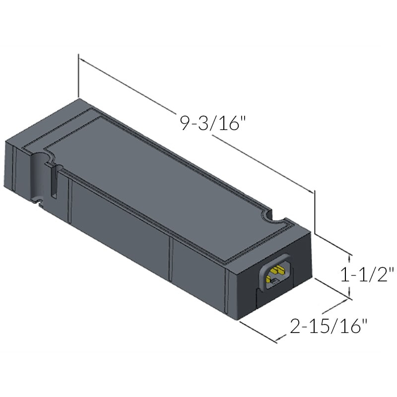 Loox5 24V LED Lights 3 Socket Driver Heavy Duty Power Supply - Spec Sheet