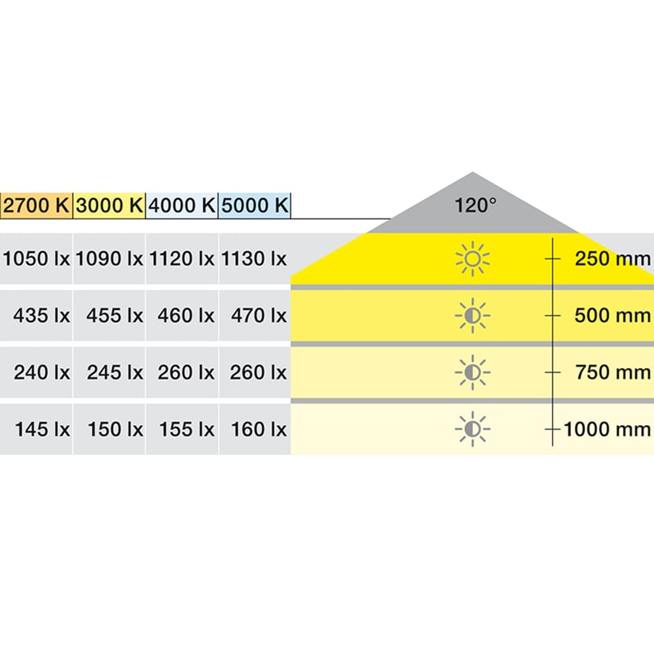 Loox5 Flexible LED Light Strip 2065 Monochrome 12V Cut to Length - Color Temp