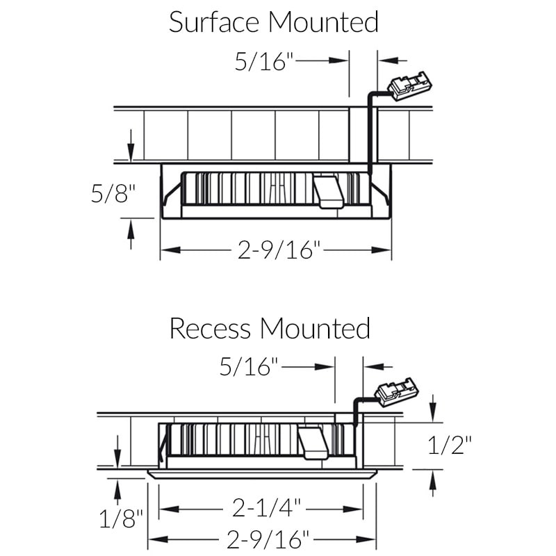Loox5 LED Modular Puck Light 3091 Multi White 24V - Spec Sheet