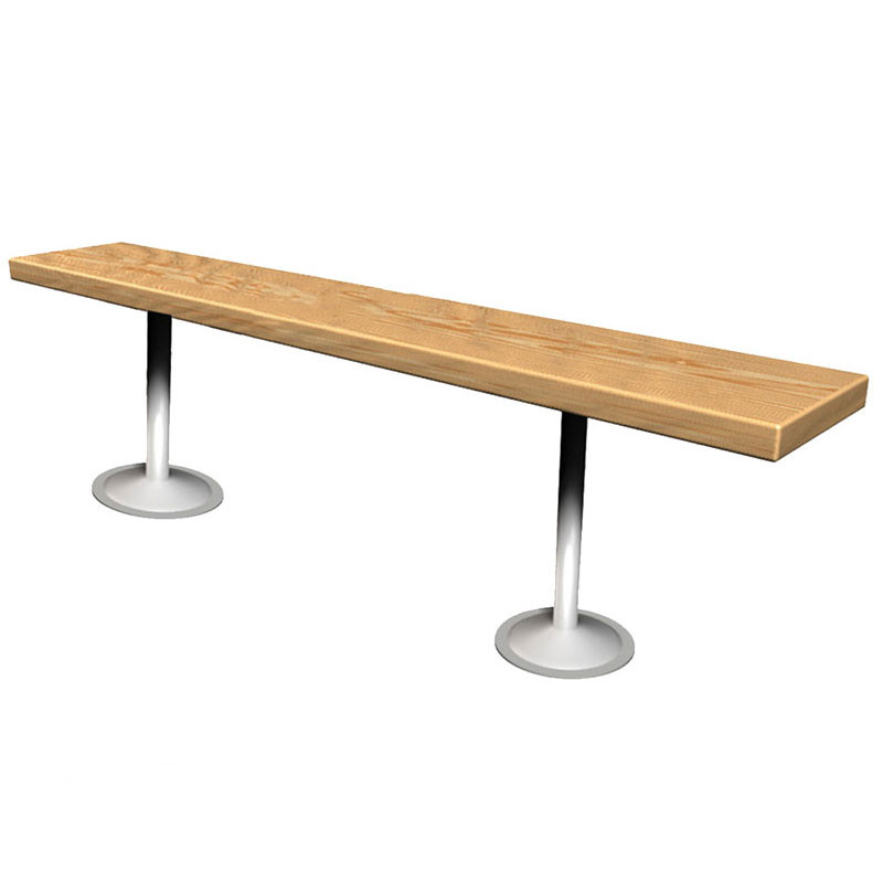 ASI Steel Tube Locker Room Bench Pedestal
