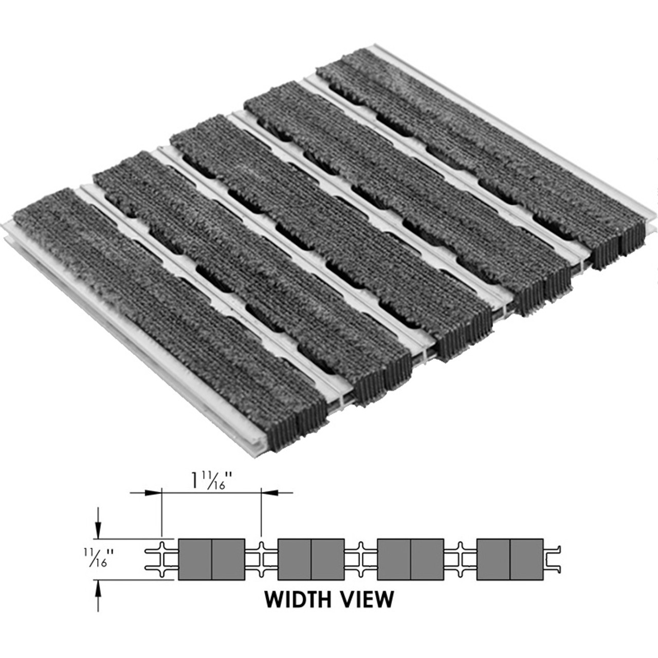 Babcock Davis Rigid Grate envIRONtread II Open Construction Double Tread  11/16