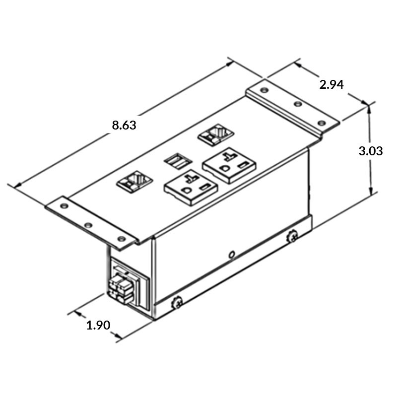 Villa Power Base DaisyLink - Size