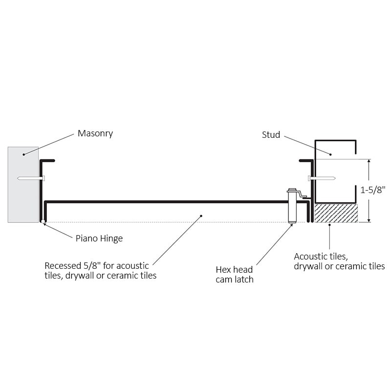 Recessed Access Door - 5/8