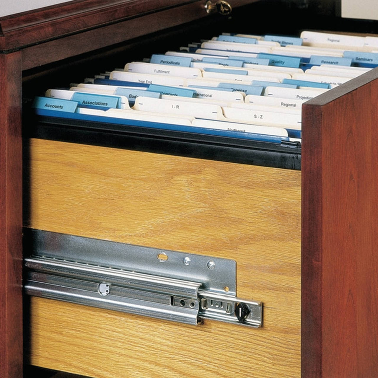 Accuride 3640A Heavy Duty Drawer Slide with 1" Overtravel