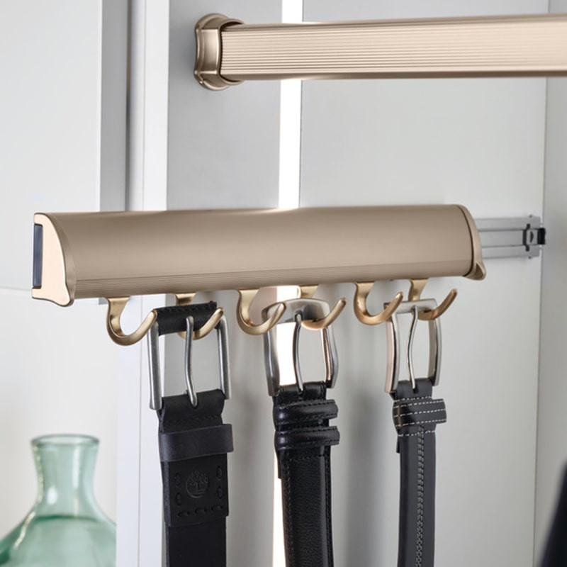 Hafele Belt Rack with full extension slide 807.67.211