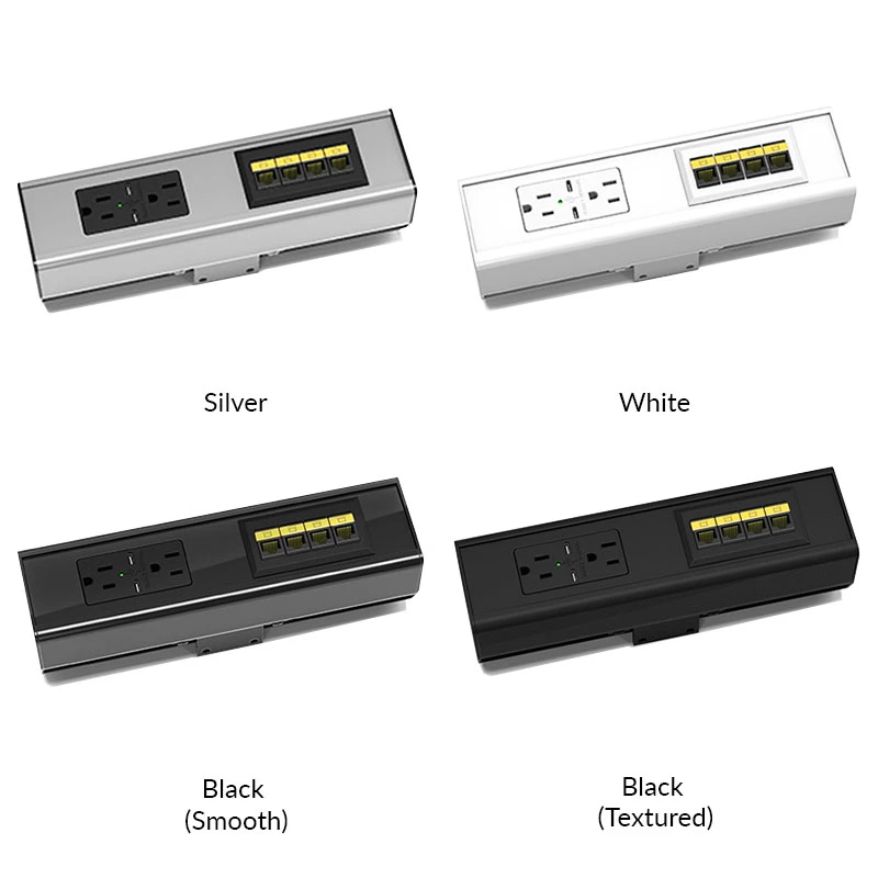G2 Relocatable Hub – 2 Power plus Data Options - Finish