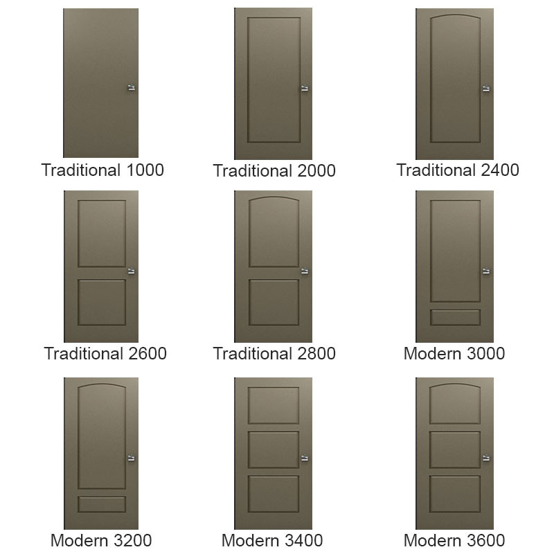 High Privacy Toilet Enclosure - 3 Stalls In Corner Right Hand Door Panel Designs