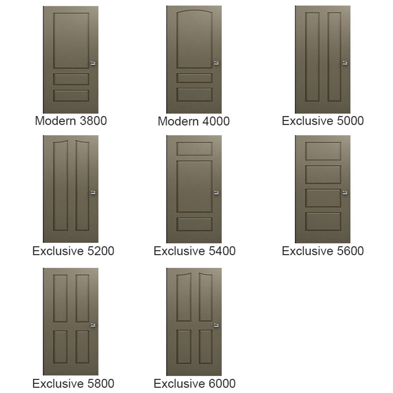 High Privacy Toilet Enclosure - 6 Stalls Alcove Right Hand Door Panel Designs 2