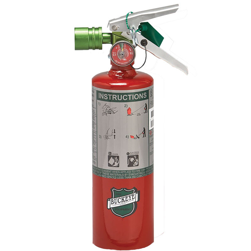 Halotron I 2.5lb Fire Extinguisher - Multi-Purpose - Buckeye -70258