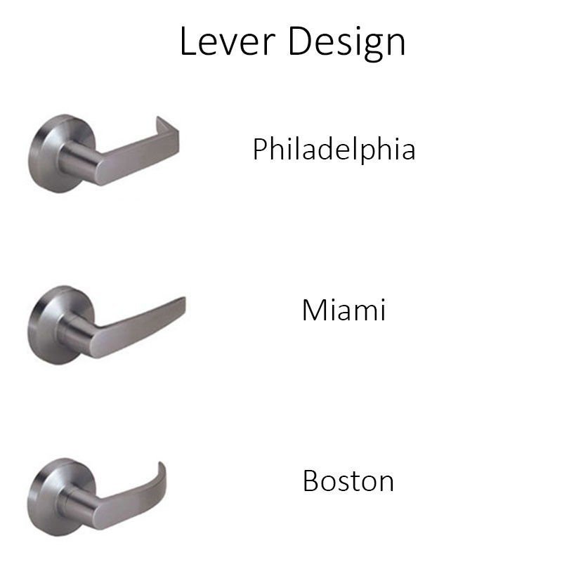 PDQ MR F Series Heavy Duty Mortise Grade 1 Lever - Round Detail