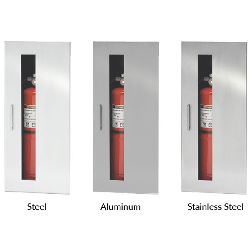 Recessed Fire Extinguisher Cabinet - Larsen Occult Series Recessed Fire Extinguisher Cabinet - Larsen Occult Series