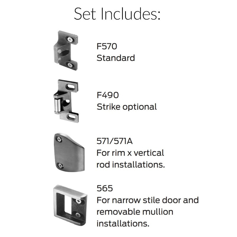 Falcon 19 Series Rim Exit Device - Set