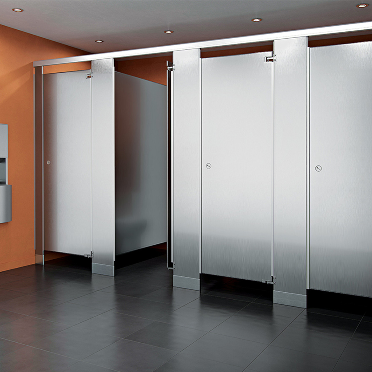 Stainless Steel Toilet Partitions  Order Stainless Steel Bathroom