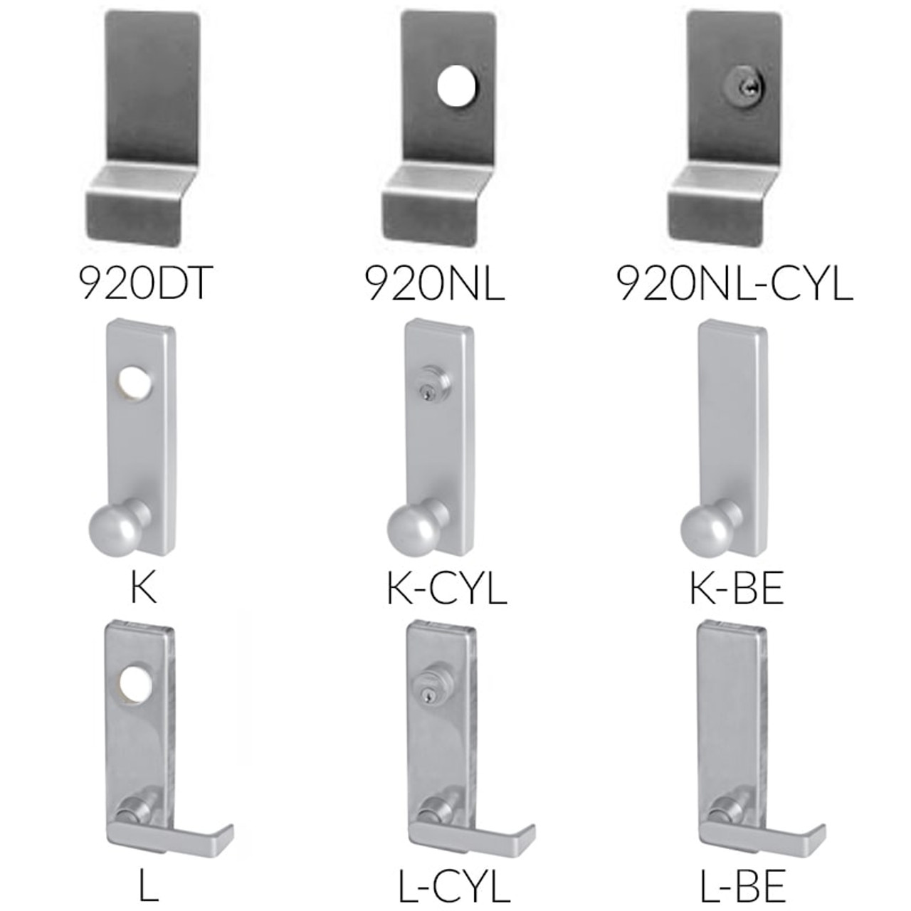 Falcon 19 Series Surface Vertical Rod Exit Device
