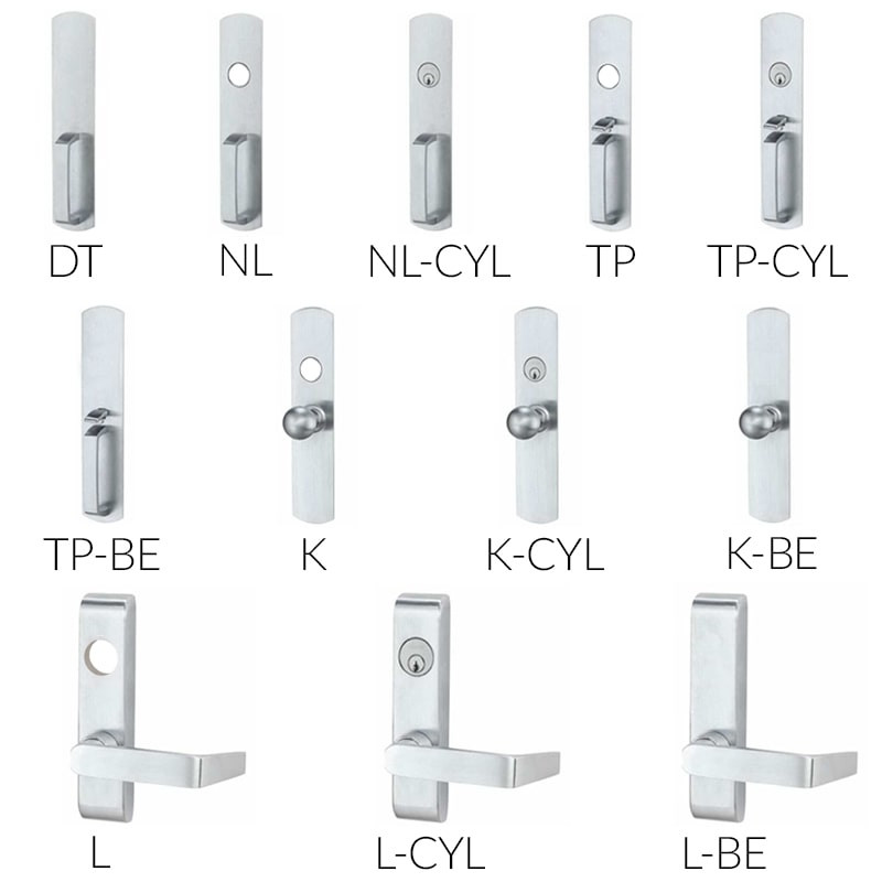 Von Duprin 98/99 Series Three-Point Latching Exit Device - Fire Rated - Function