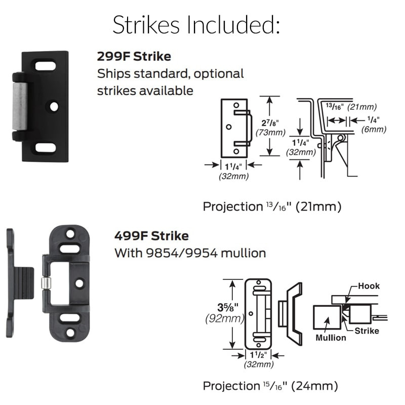 Von Duprin 22 Series Rim Exit Device - Fire Rated