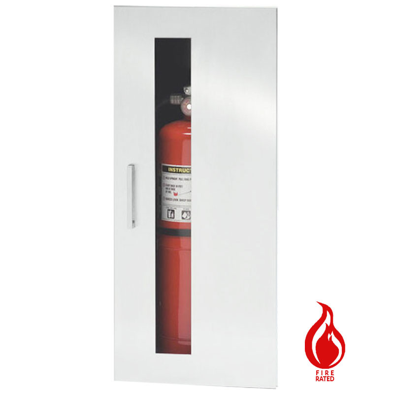 Recessed Fire Rated Extinguisher Cabinet | Larsen Occult Series