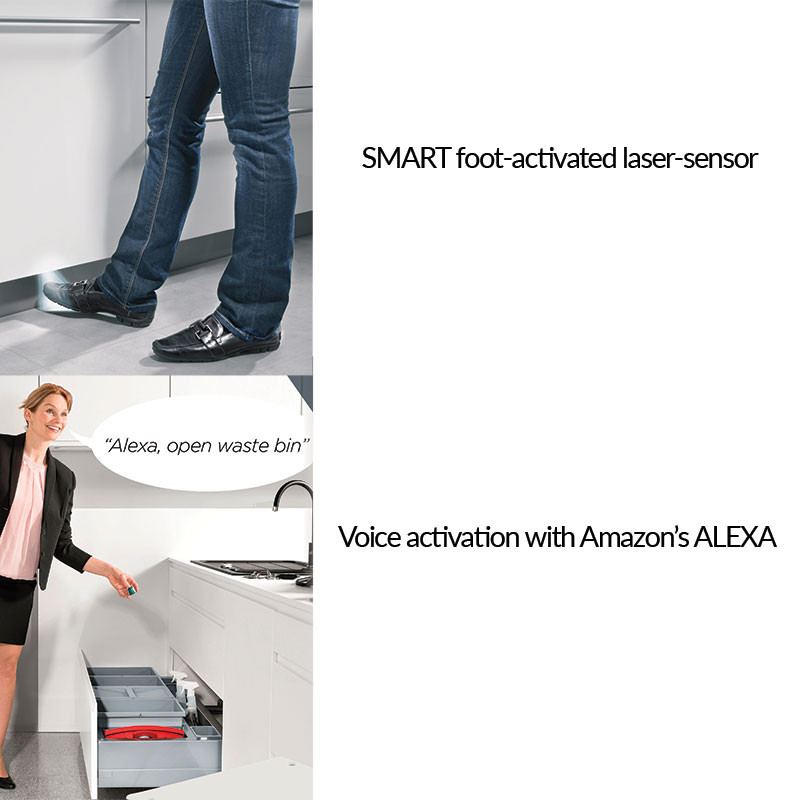 Richelieu Libero 3.0 Smart Automatic Cabinet Door Opening System 36973100 - Operation