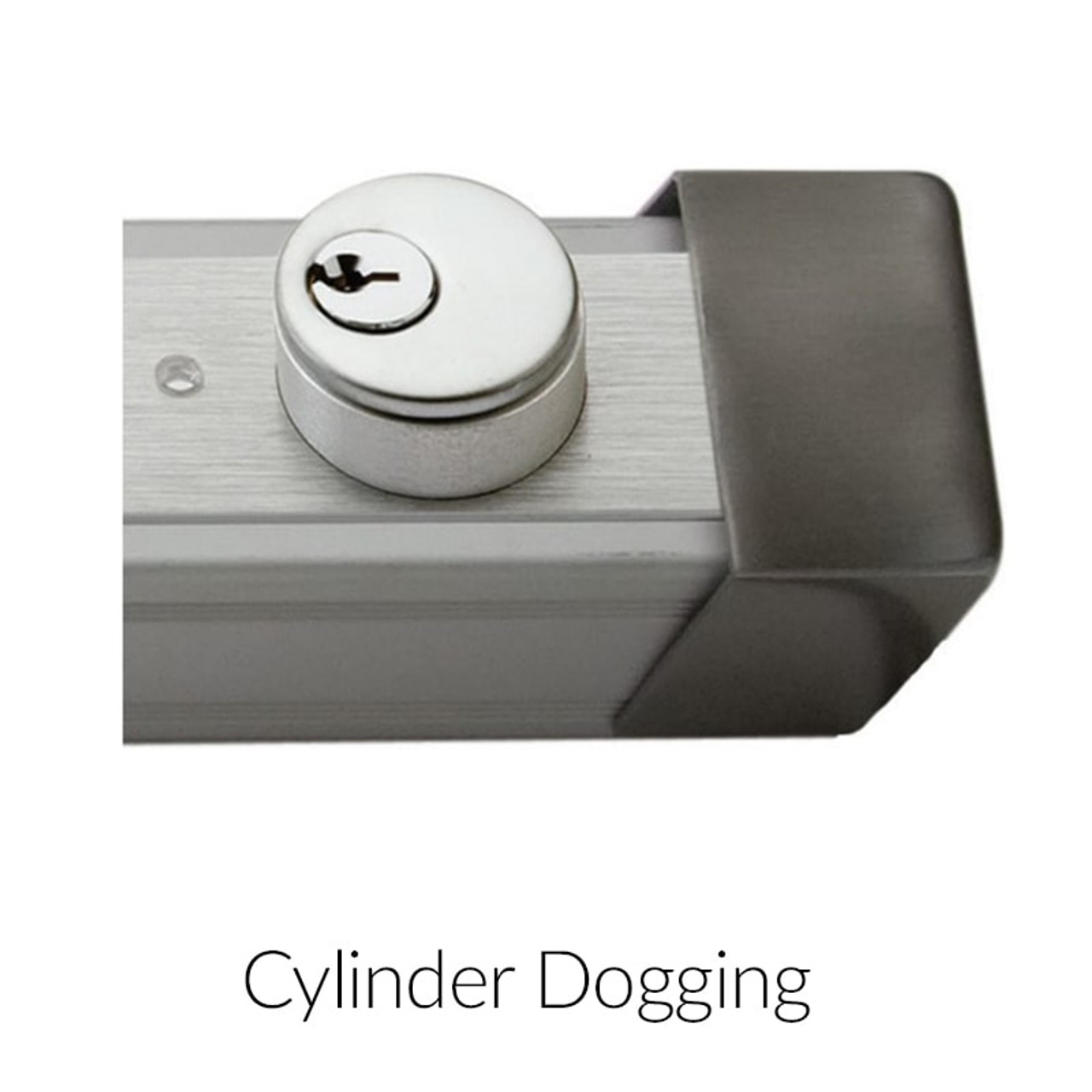 PDQ Architectural Concealed Vertical Rod Exit Device 6300CV - Dogging