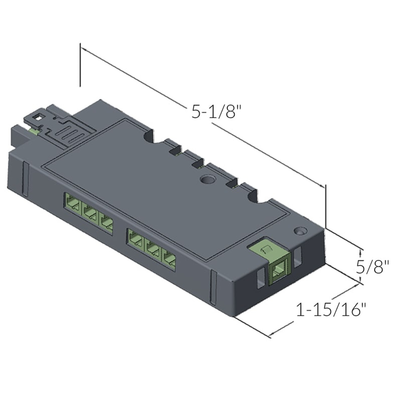 Loox5 24VLED Lights Box to Box 6 Way Distributor with 3 Switch Ports - Spec Sheet