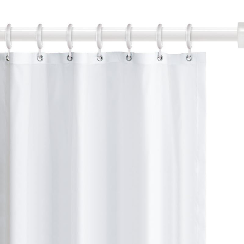 HEWI White Polyester Shower Curtain - 801.34.V0580 HEWI White Polyester Shower Curtain - 801.34.V0580