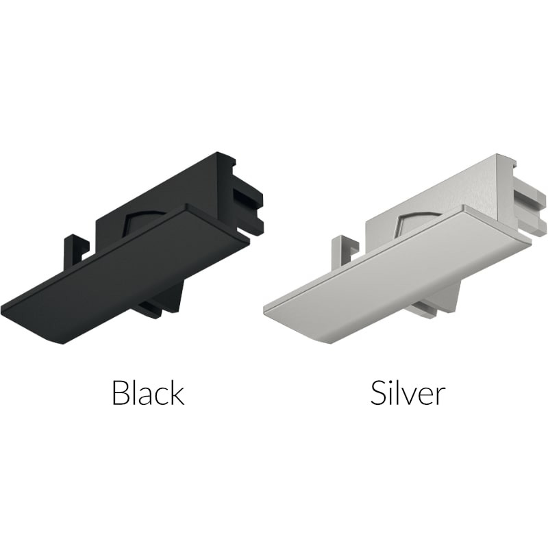 Loox5 Recessed Angled Mounting Profile 1107 for LED Light Strips - End Caps