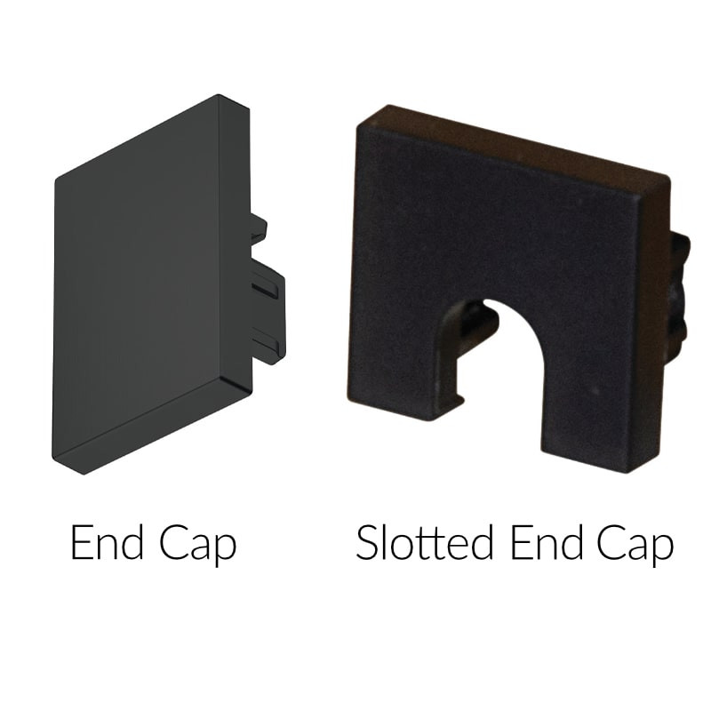 Loox5 Concealed Clip Surface Mount Profile 2103 for LED Light Strips - End Cap