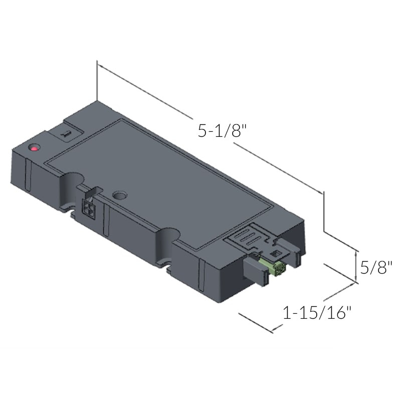 Loox5 24V RGB LED Lights Box to Box 6 Way Distributor with Switch Port - Spec Sheet