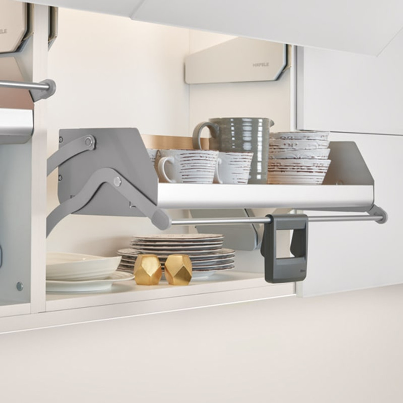 Kessebohmer iMove Pull-Down Shelf for Face Frame Cabinets - Application