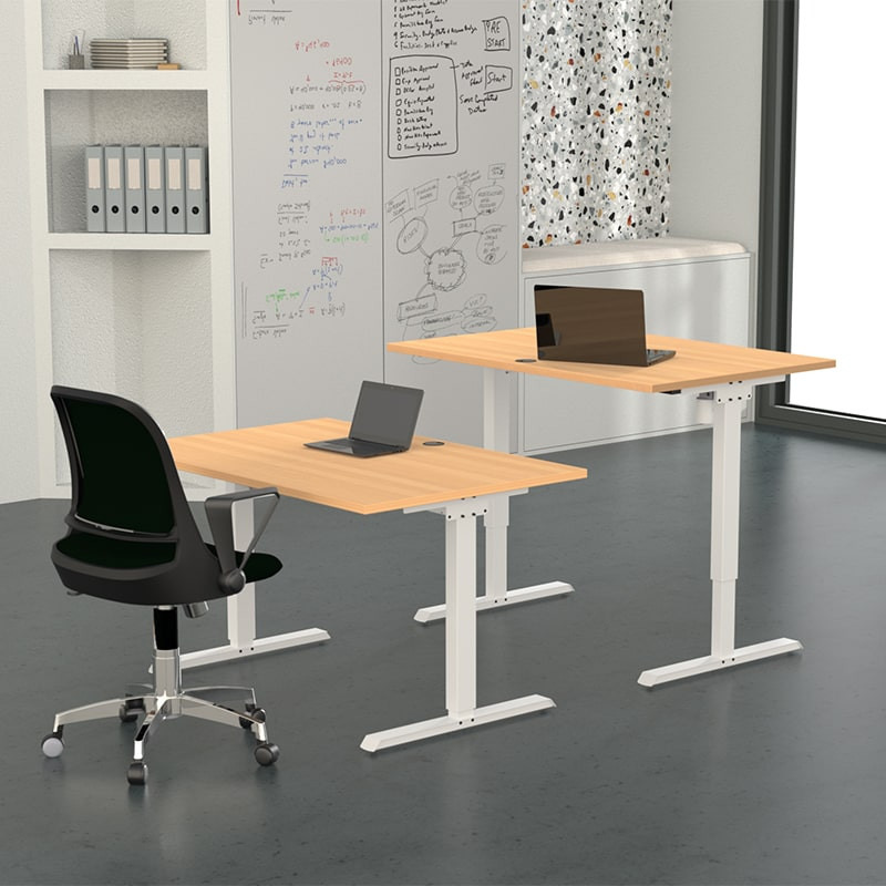 ConSet Slim Profile Height Adjustable Motorized Desk 501-20 (27