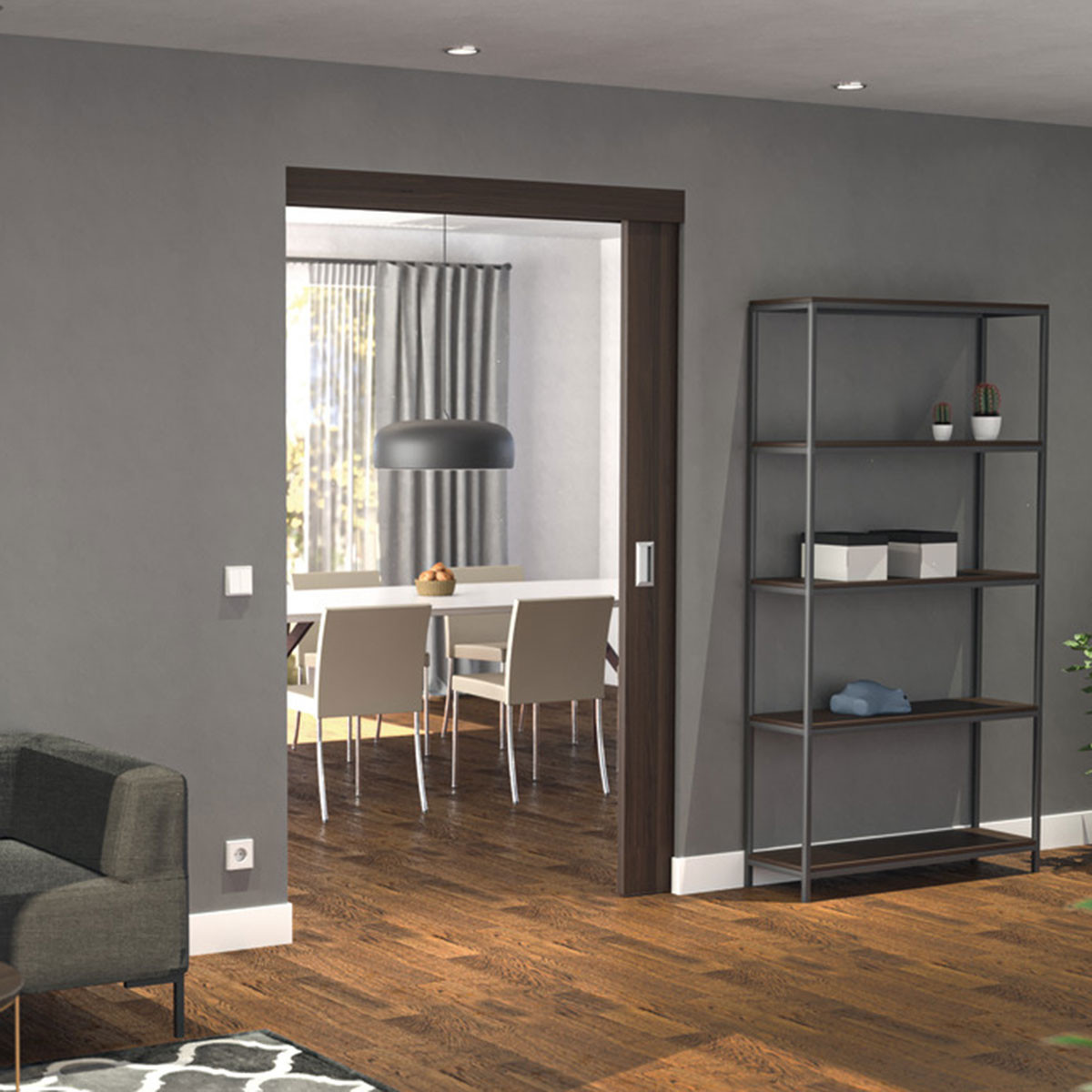 Hawa Junior 100/Z Sliding Wood Door Kit (220 lbs Door Max)