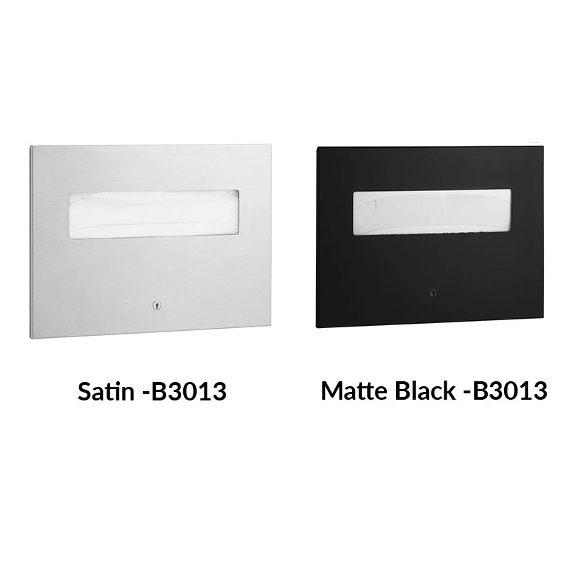 Bobrick Recessed Toilet Seat Cover Dispenser B-3013 - TrimLine Series - Finish