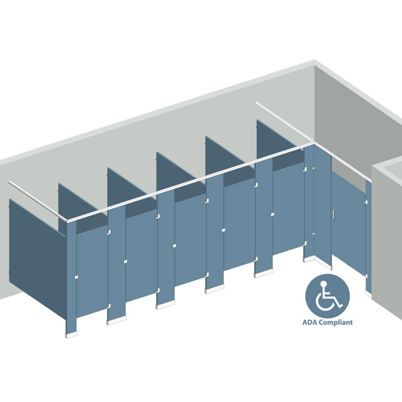 All Partitions: Bathroom Stall Partitions & Toilet Stalls for Restrooms -  Fast Partitions