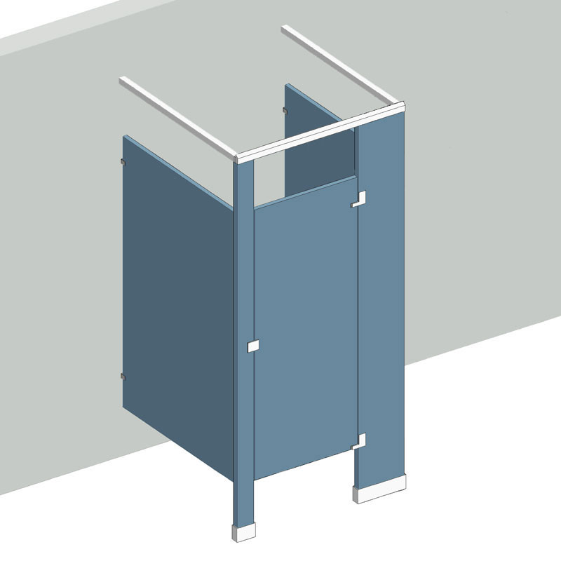 Dressing Compartment - Free Standing - Right Hand - 1 Stall Doors