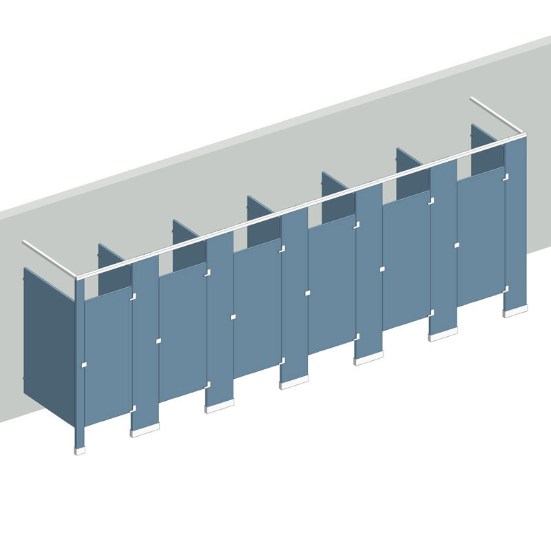 Dressing Compartment - Free Standing - Right Hand - 6 Stall Doors