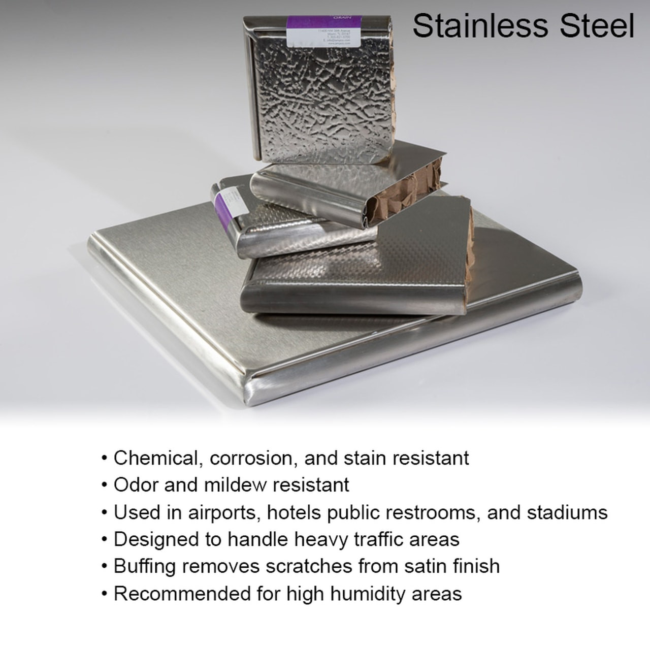 Dressing Compartment - Free Standing - Right Hand - 6 Stall Stainless Steel