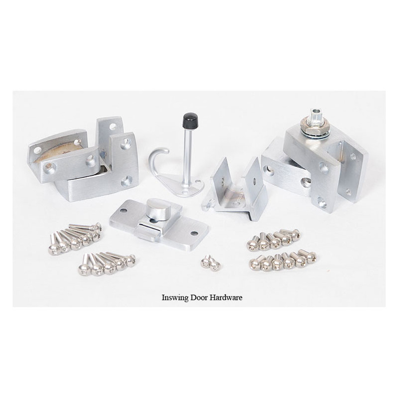 Global Partitions Hardware Set for Solid Plastic Doors-detail 1