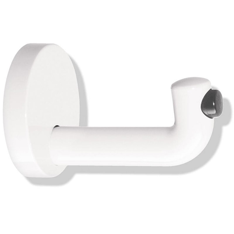 HEWI Nylon Single Wall Hook with Door Bumper - 477.90.035