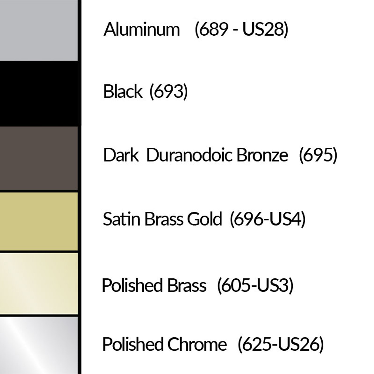 PDQ American Eagle 5500 Series Door Closer - Finish