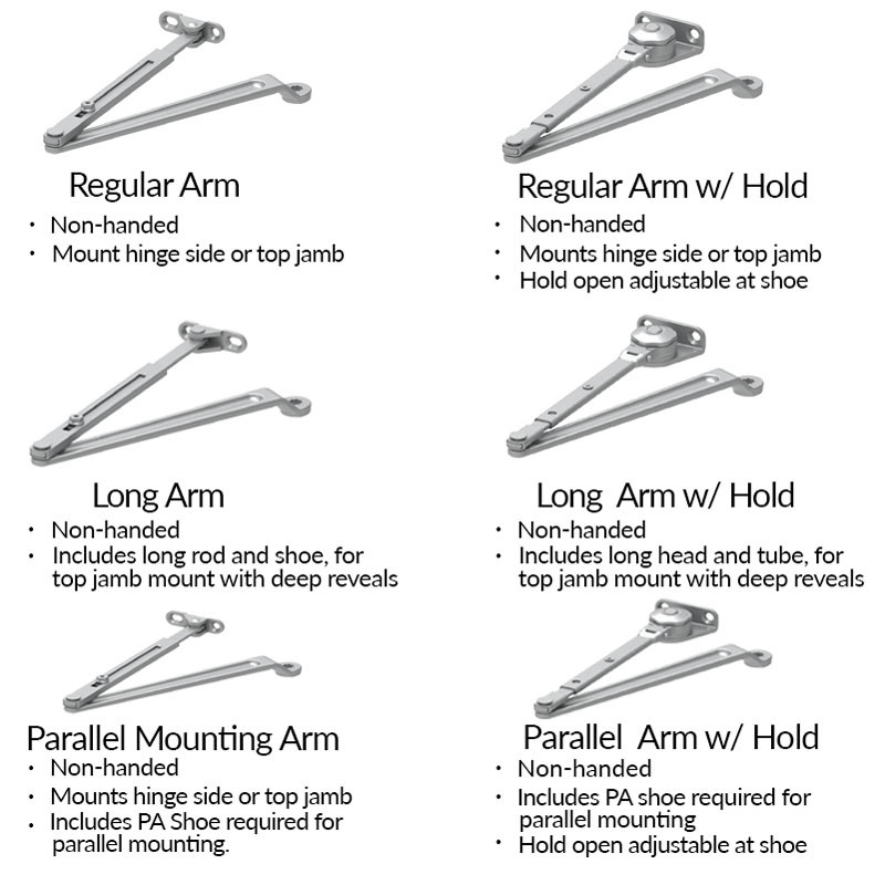 LCN 4040 Series Universal Cast Iron Door Closer (4040)