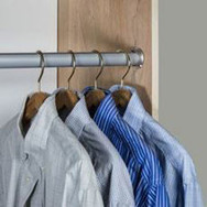 Click here to shop for Closet Hardware - Wardrobe Tube and Brackets