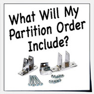What Will My Bathroom Partition Order Include?