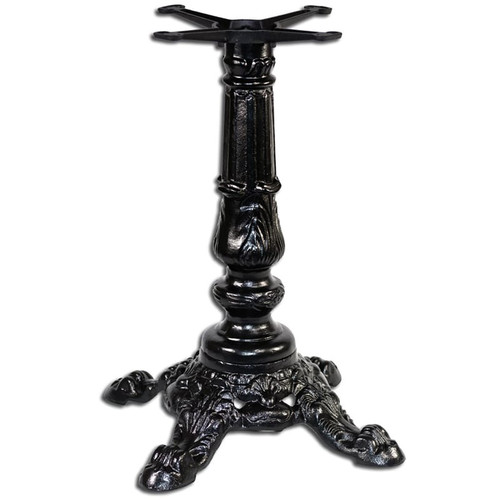 Ornamental Cast Iron X-Base Table Pedestal - Table Height - Default