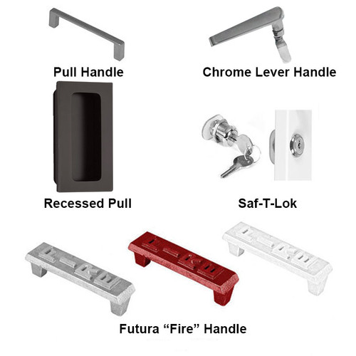 Semi Recessed Steel Fire Extinguisher Cabinet Ambassador Jl