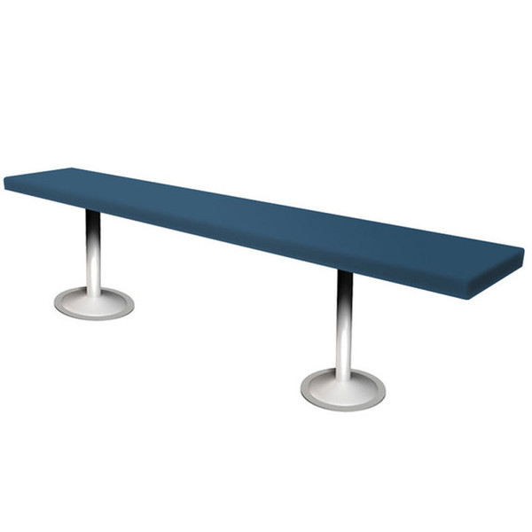 ASI Stainless Steel Trapezoid Locker Room Bench Pedestal